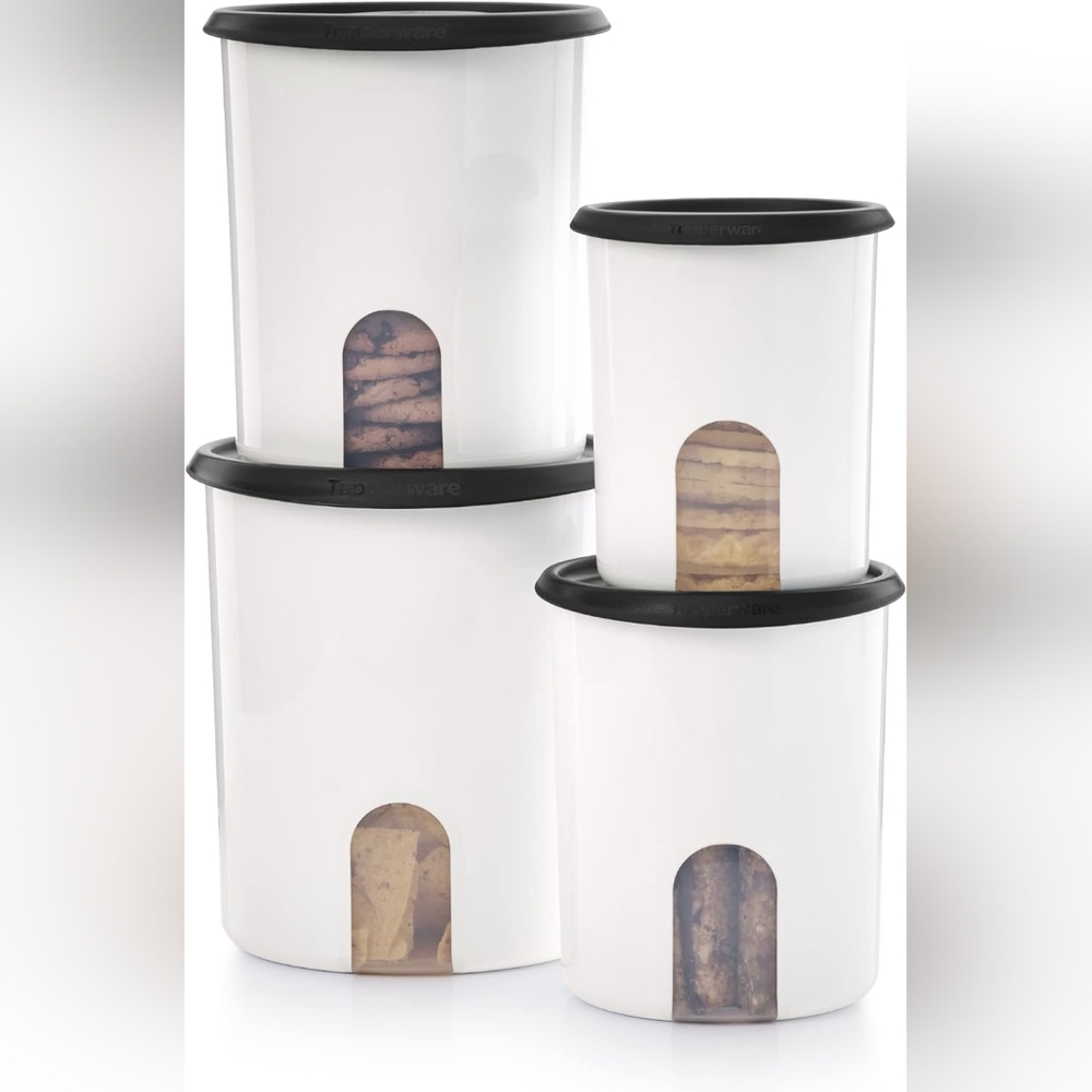 New! In package! Tupperware canisters!